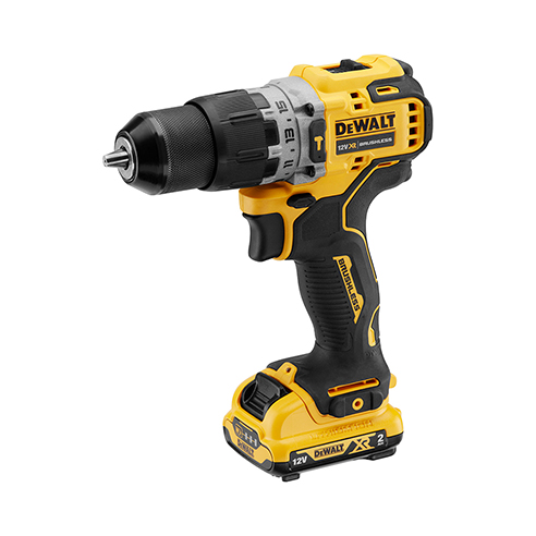 12V XR Brushless Sub-Compact Hammer Drill Driver - 2 X 2Ah