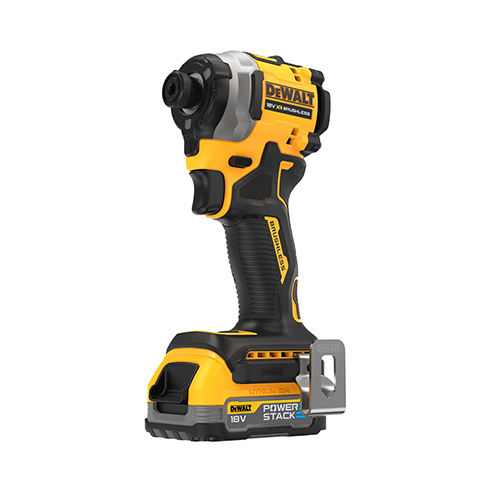 18V XR Brushless Compact Impact Driver - 2 X POWERSTACK