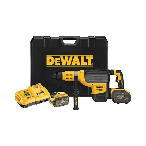 54V XR FLEXVOLT 52mm SDS-Max Hammer Drill - 2 X 12Ah