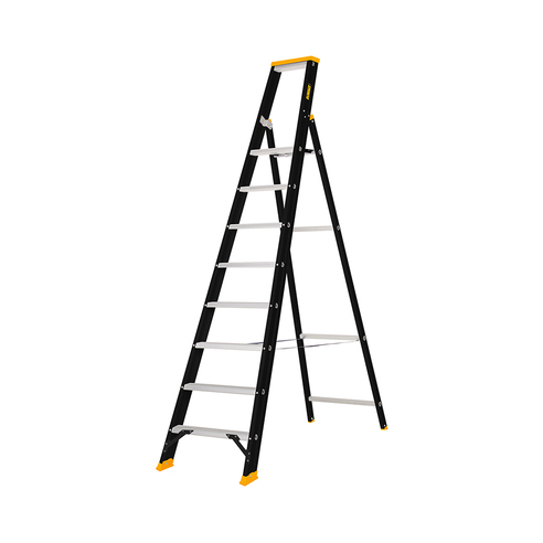 8 STEP PROFESSIONAL ALUMINIUM PLATFORM STEPLADDER