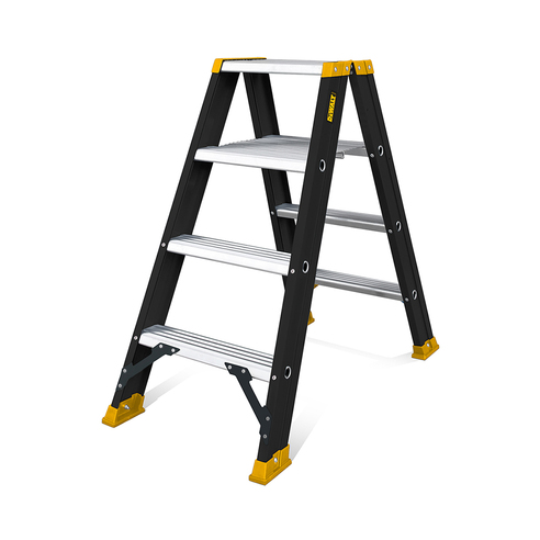 2x4 STEP PROFESSIONAL ALUMINIUM DOUBLE STEPLADDER